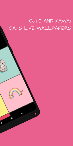 Cute Kitty - GIF Wallpapers - Image screenshot of android app