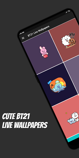 Cute BT21 Live Wallpapers - Image screenshot of android app