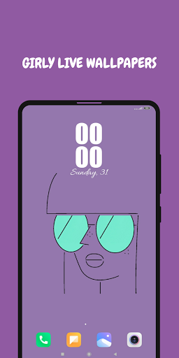 Girly Wallpapers GIF - Image screenshot of android app
