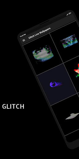 Glitch Wallpaper GIF - Image screenshot of android app