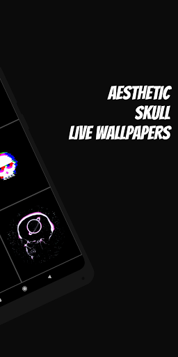 Skull & Skeleton-GIF Wallpaper - Image screenshot of android app