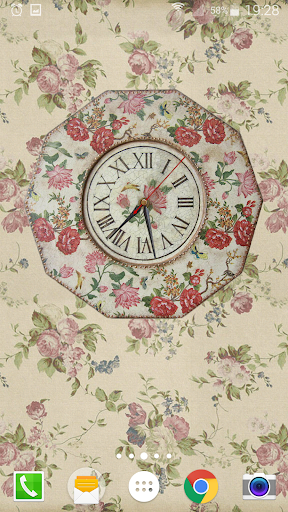 Shabby Chic Clocks Wallpaper - عکس برنامه موبایلی اندروید