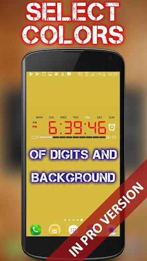 Battery Saving Digital Clocks - عکس برنامه موبایلی اندروید