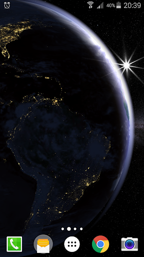 Earth Planet ۳D Live Wallpaper - عکس برنامه موبایلی اندروید