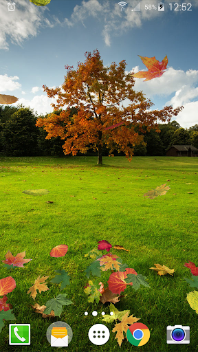 Falling Leaves Live Wallpaper - عکس برنامه موبایلی اندروید