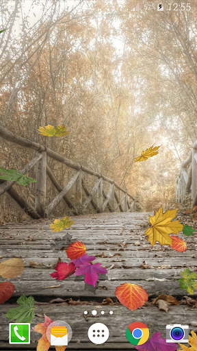 Falling Leaves Live Wallpaper - عکس برنامه موبایلی اندروید