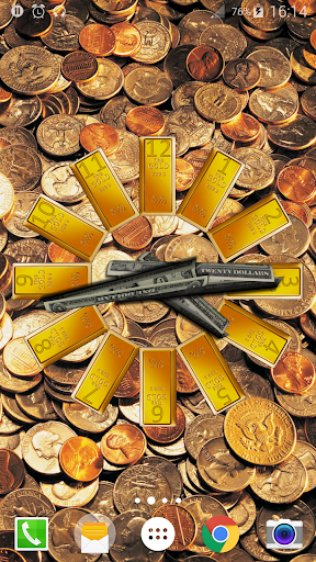 Money Clocks Live Wallpaper - عکس برنامه موبایلی اندروید