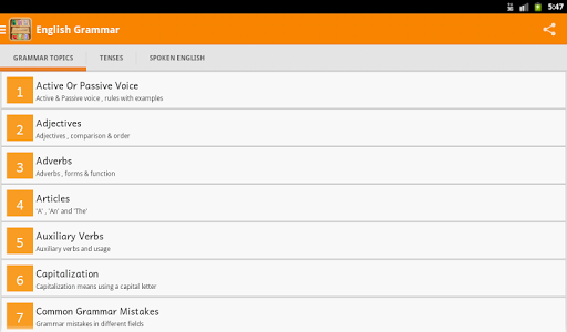 English Grammar Ultimate - Image screenshot of android app