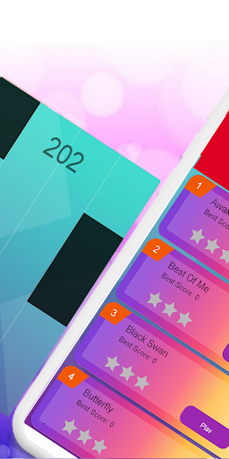 BTS On Piano Tiles 2020 - Gameplay image of android game