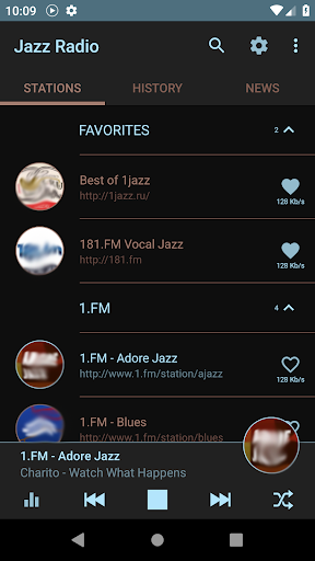 Jazz & Blues Music Radio - Image screenshot of android app