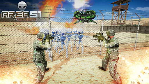 Area 51 Alien Shooter Games - عکس بازی موبایلی اندروید