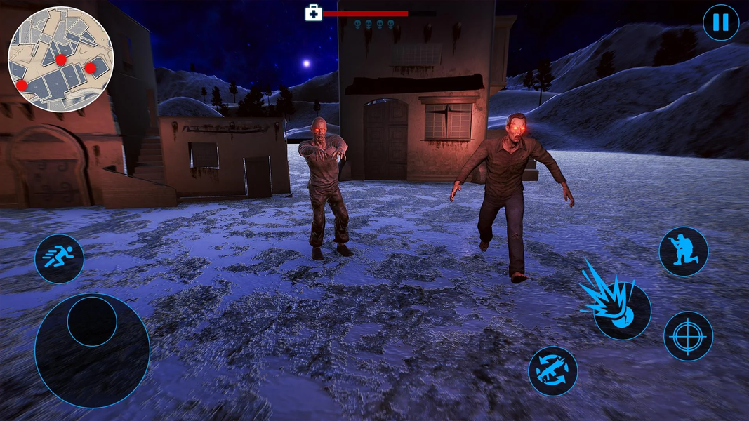 Winter FPS World War Battle - Gameplay image of android game