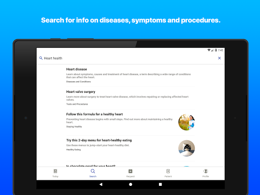 Mayo Clinic - Image screenshot of android app