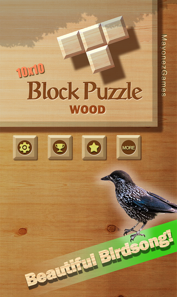 Block Puzzle Wood 1010 - Gameplay image of android game