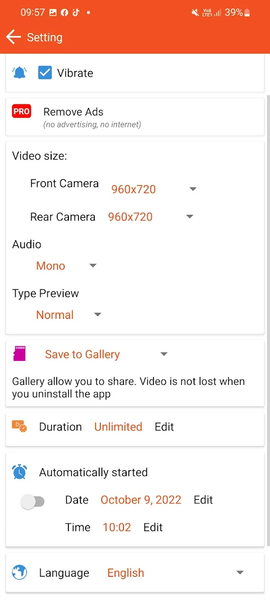 Camera Background Video Record - عکس برنامه موبایلی اندروید