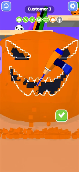 DIY Creative Carving:Halloween - Gameplay image of android game