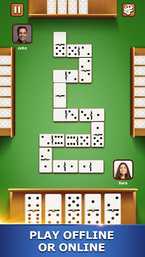 Dominoes Pro Offline or Online - Gameplay image of android game