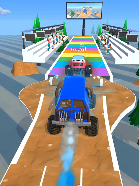 Monster Truck Race Battle - Image screenshot of android app
