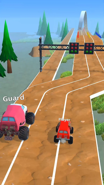 Monster Truck Race Battle - Image screenshot of android app