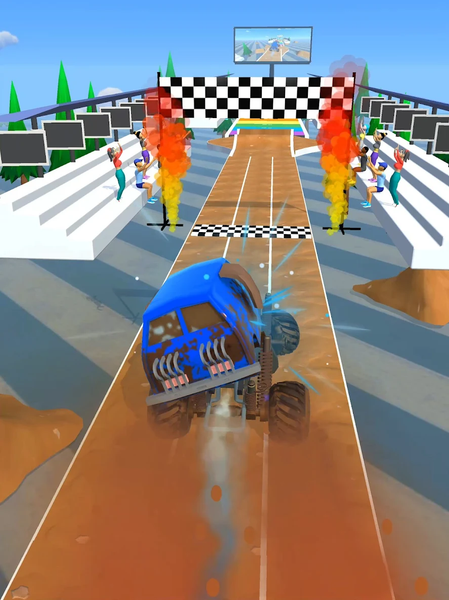 Monster Truck Race Battle - Image screenshot of android app