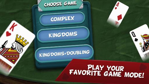 Trix King of Hearts Card Game - Gameplay image of android game