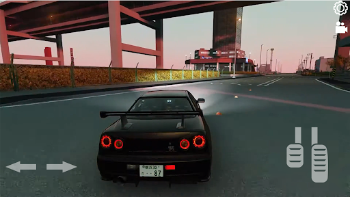 Skyline GTR-34 Drift Simulator - Gameplay image of android game