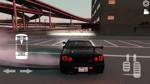 Skyline GTR-34 Drift Simulator - Gameplay image of android game