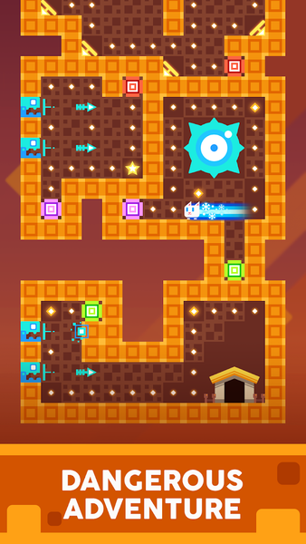 Maze Dash Rising - Gameplay image of android game