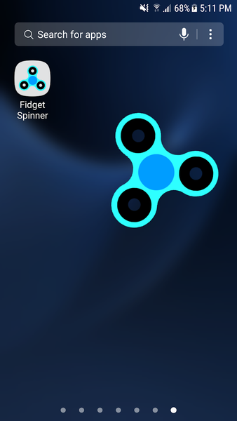 Fidget Spinner - Widget - عکس برنامه موبایلی اندروید