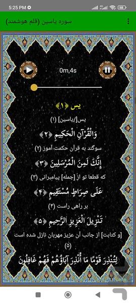سوره یاسین (قلم هوشمند صوتی) - عکس برنامه موبایلی اندروید