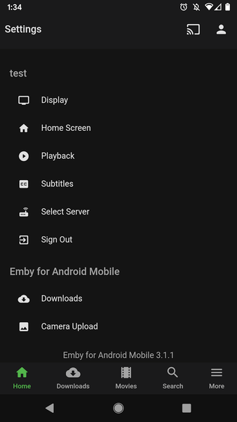 Emby for Android - Image screenshot of android app