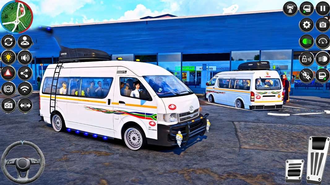 Van Games 3D City Car Driving - Gameplay image of android game