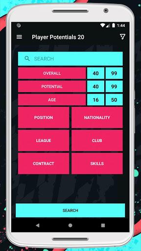 Player Potentials 20 - Image screenshot of android app