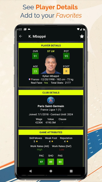 Player Potentials 24 - Image screenshot of android app