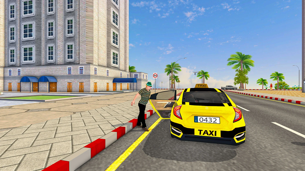 Cab Simulator Game: Taxi Game - Gameplay image of android game