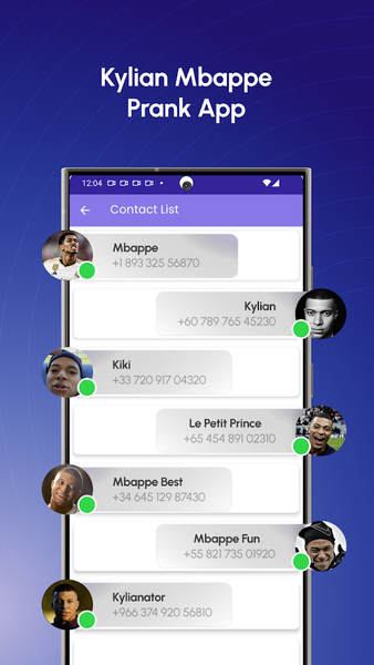 Mbappe Fake Video Call, Chat - عکس برنامه موبایلی اندروید