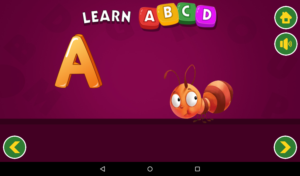 ABCD kids - Image screenshot of android app