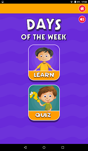 Learn Months and Days - عکس برنامه موبایلی اندروید