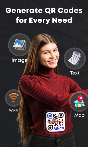 QR Code Generator & Scanner - عکس برنامه موبایلی اندروید