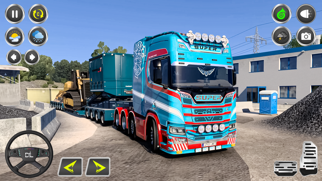 US Transport Truck ۳D game - عکس بازی موبایلی اندروید