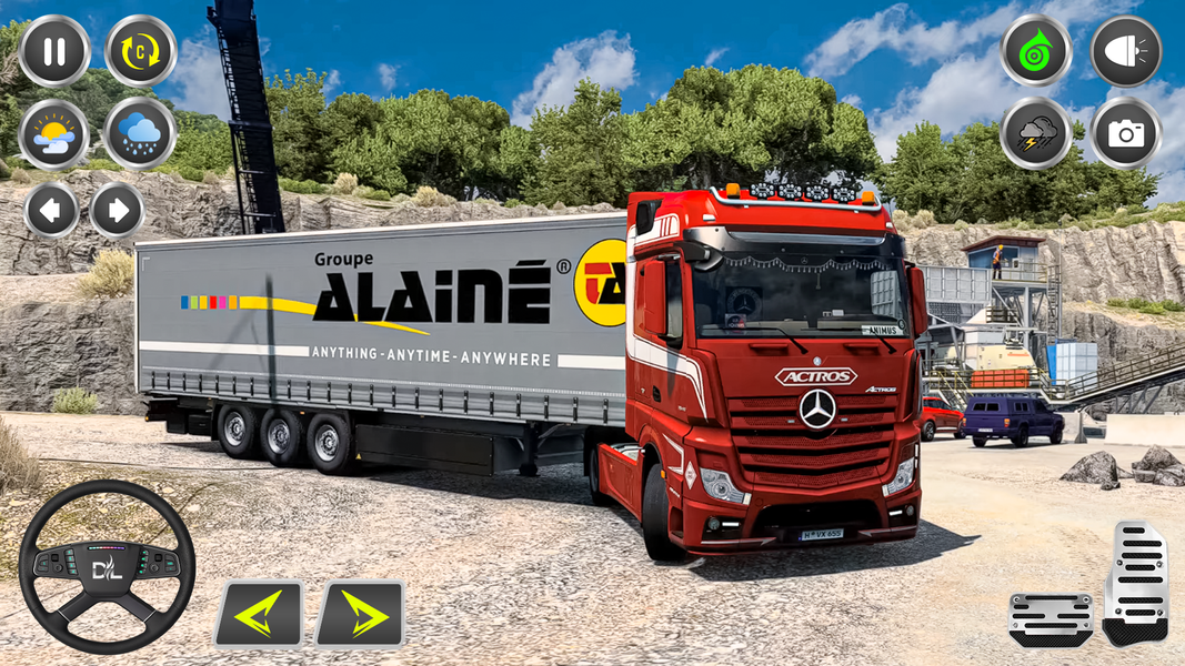 US Transport Truck ۳D game - عکس بازی موبایلی اندروید