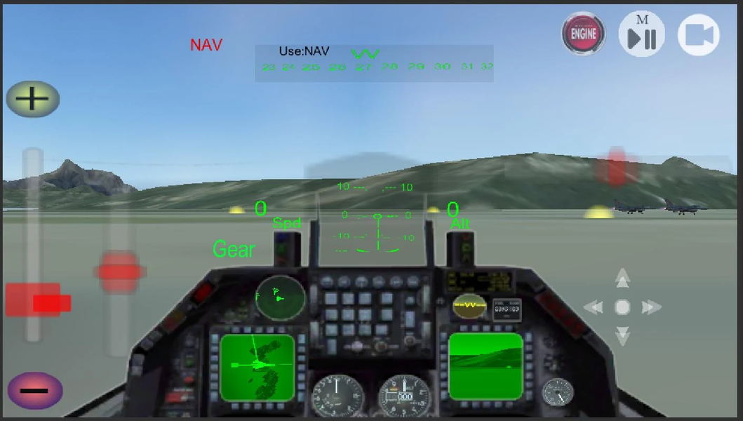 F16 simulation - عکس بازی موبایلی اندروید