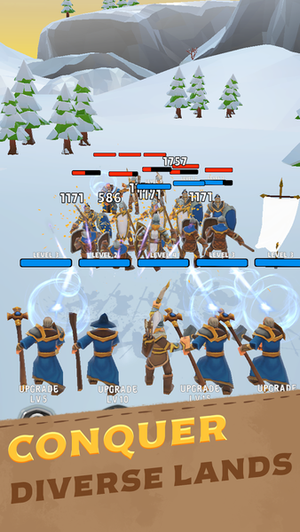 Merge Battle: Legend Hero - Gameplay image of android game