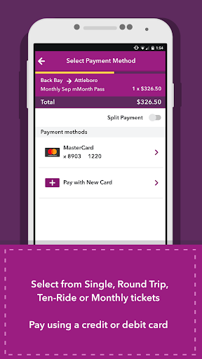 MBTA mTicket - عکس برنامه موبایلی اندروید
