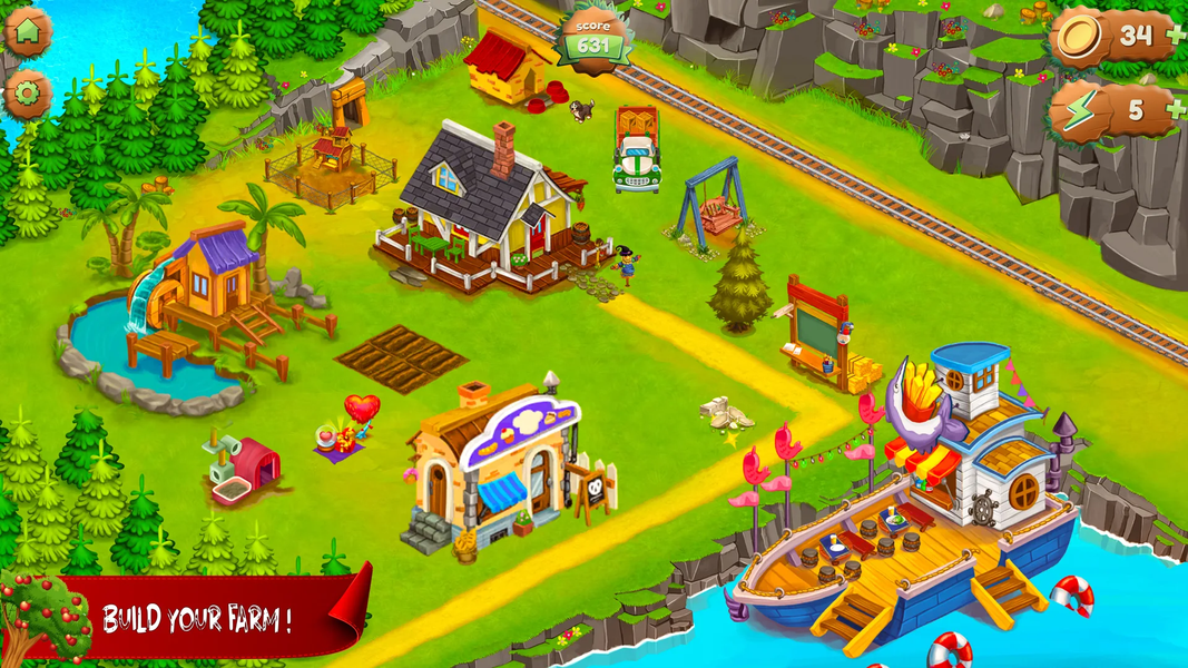 Family Farm Games - Farm Sim - عکس بازی موبایلی اندروید