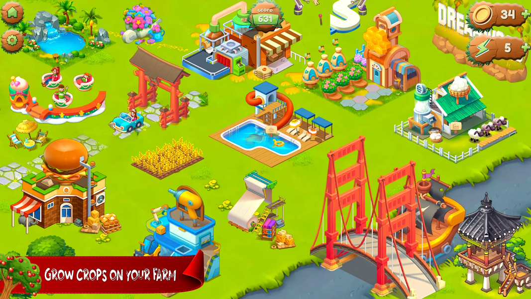 Family Farm Games - Farm Sim - عکس بازی موبایلی اندروید