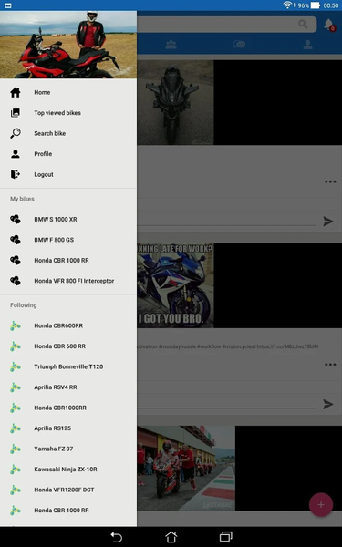 Dna Moto - the bikers network - Image screenshot of android app