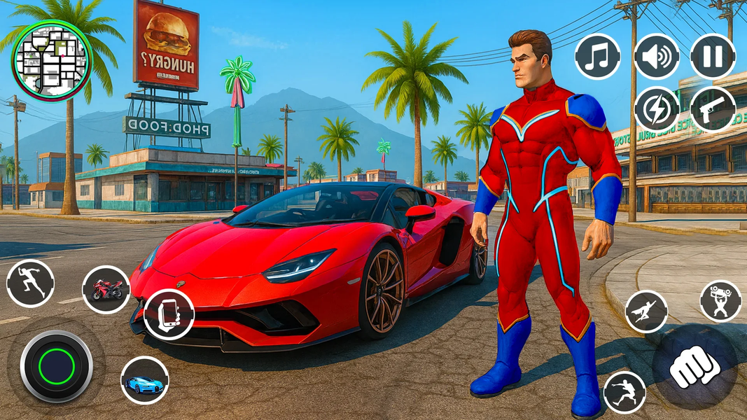 Hero Rescue: Open World Crime - عکس بازی موبایلی اندروید
