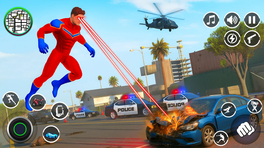 Hero Rescue: Open World Crime - عکس بازی موبایلی اندروید