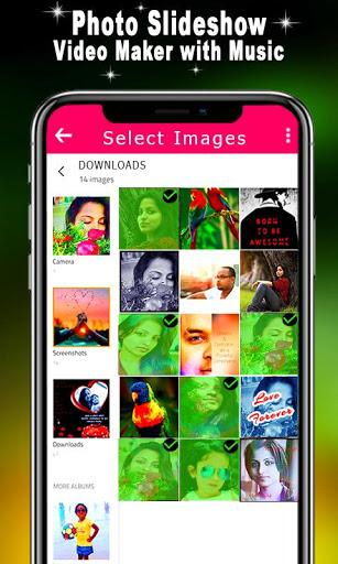 Photo Slideshow Video Maker with Music - عکس برنامه موبایلی اندروید